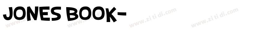 Jones Book字体转换
